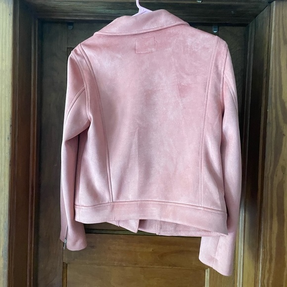 Old Navy pink moto Jacket Size small - Picture 4 of 6